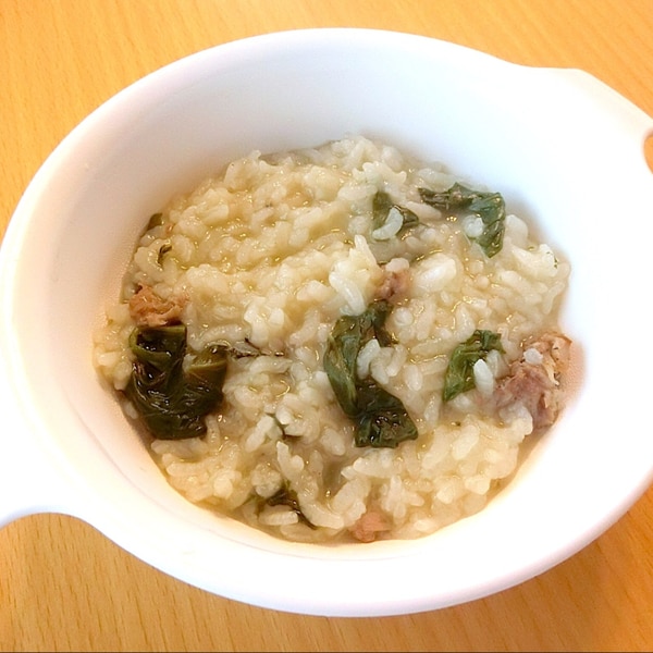 離乳食 中期 かつおとほうれん草のおかゆ レシピ 作り方 By 安くて 早くて 美味しい 楽天レシピ 離乳食 中期 かつおとほうれん草のおかゆ レシピ 作り方 By 安くて 早くて 美味しい 楽天レシピ