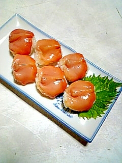 ☆赤貝の手まり寿司☆