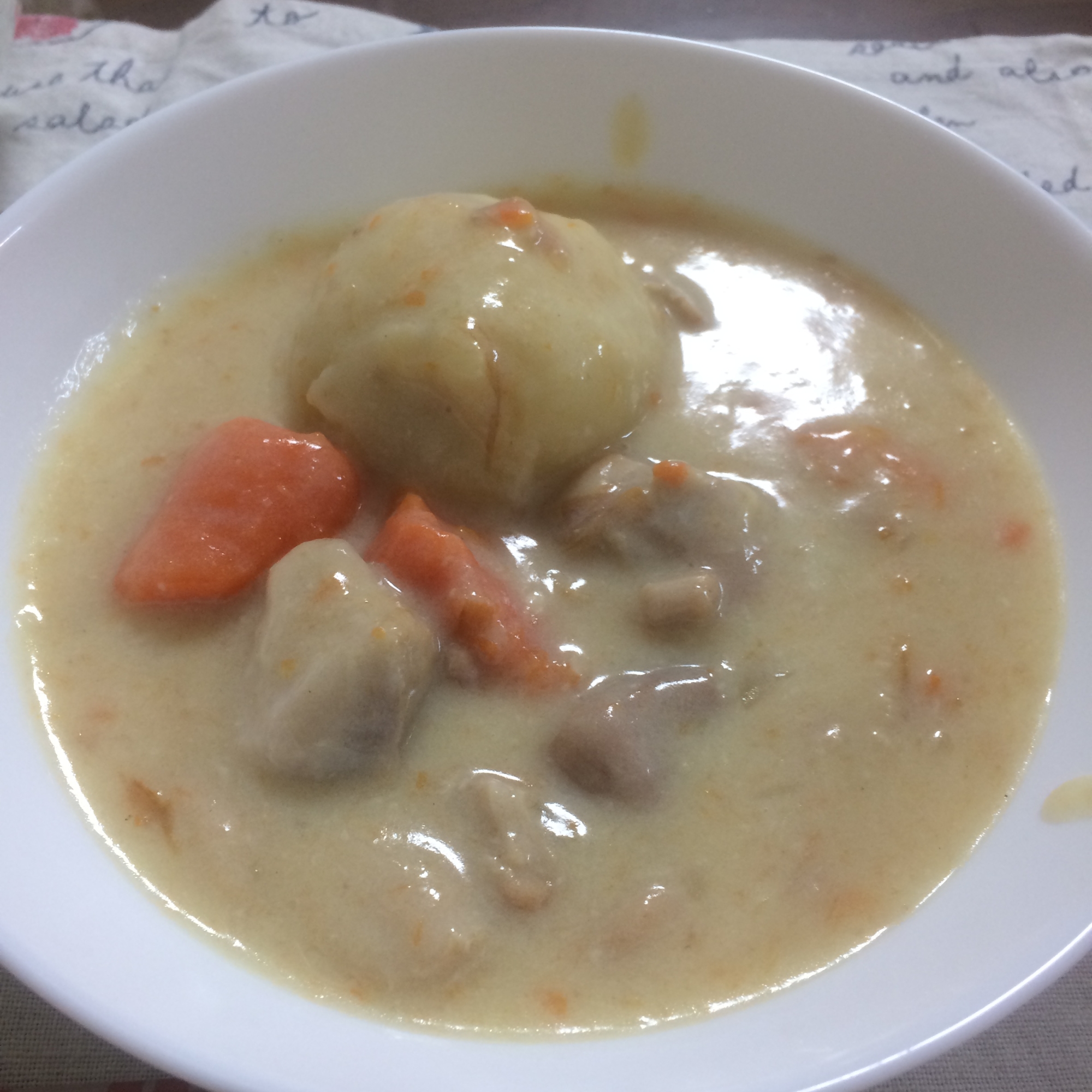 豆乳でクリームシチュー 圧力鍋 市販のルー使用 レシピ 作り方 By もものすけけ 楽天レシピ