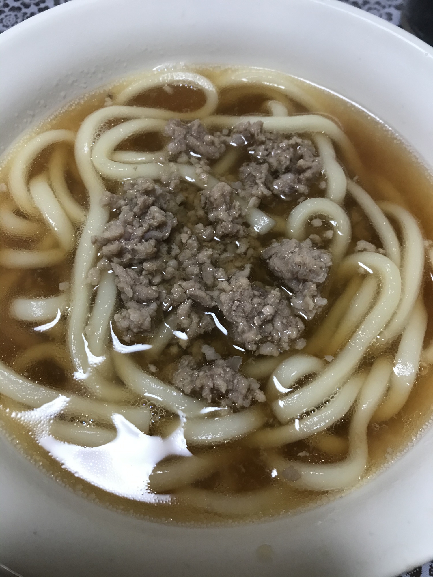 ひき肉うどん