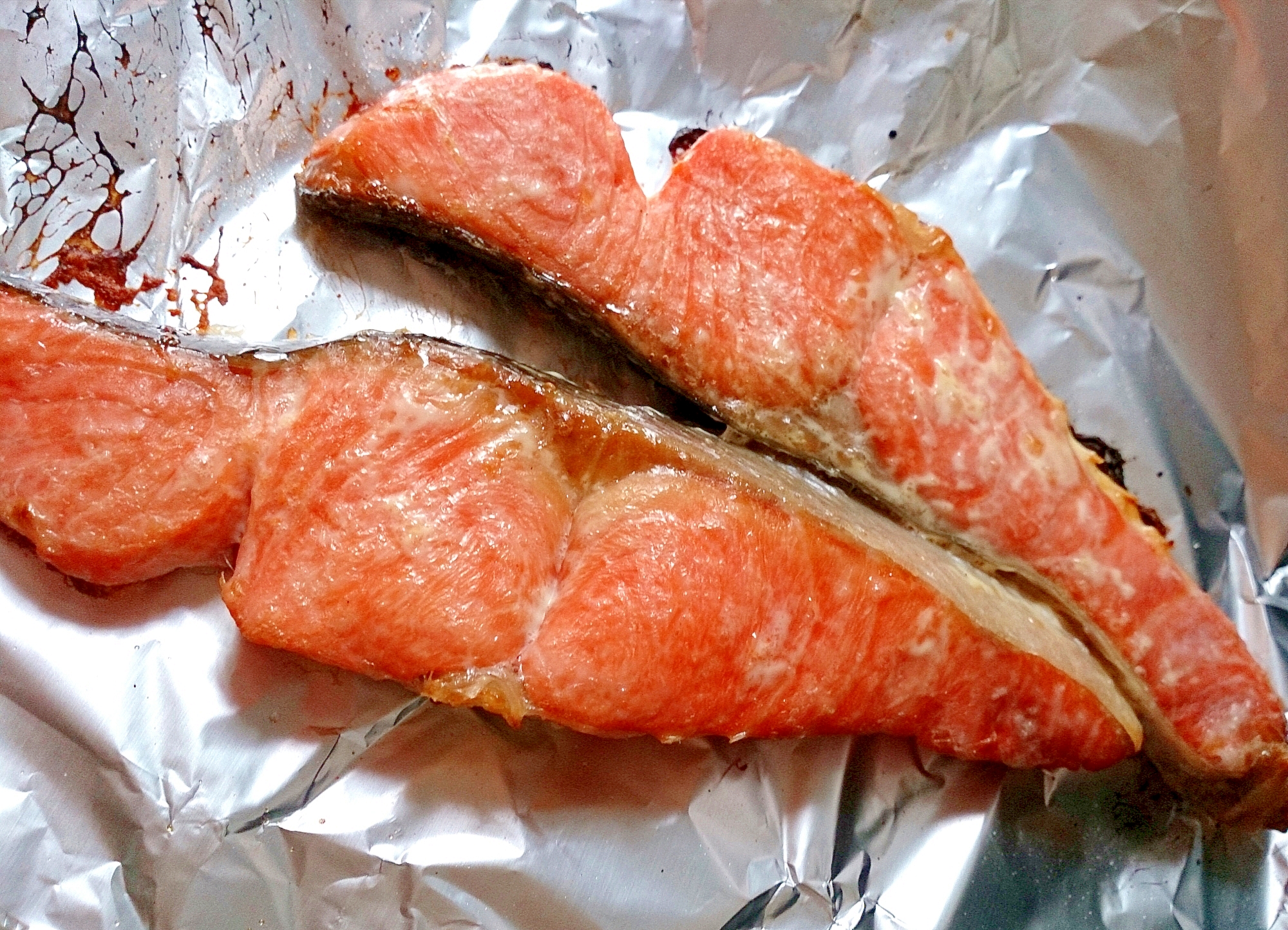 鮭のマヨ生姜醤油漬け　焼き鮭