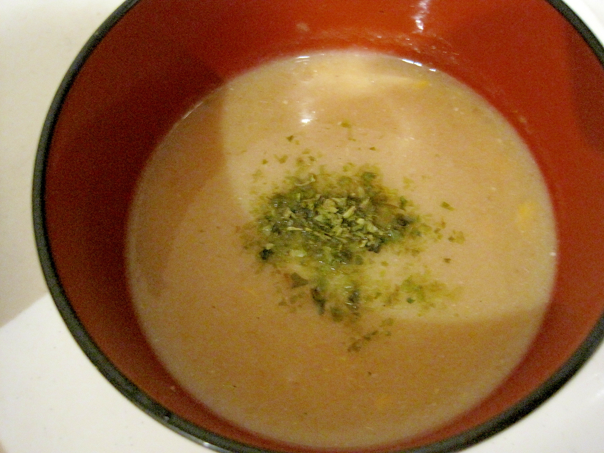 クリームコーンの粒粒コーンスープ