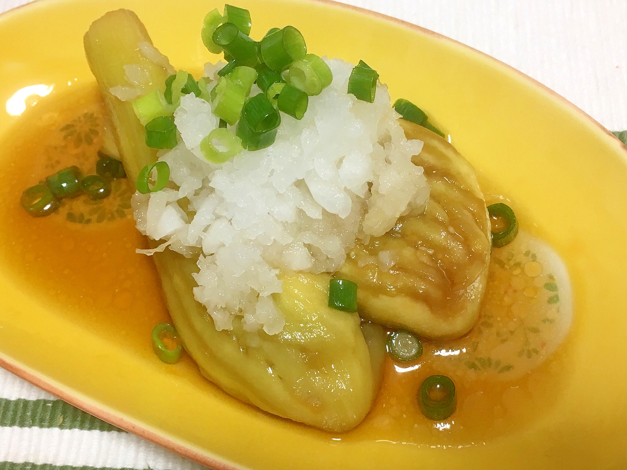 レンジで茄子の蒸し浸し