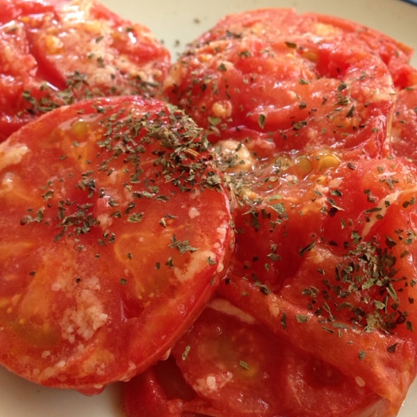 トマトの粉チーズ焼き レシピ 作り方 By ろみちゃん 楽天レシピ トマトの粉チーズ焼き レシピ 作り方 By ろみちゃん 楽天レシピ