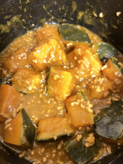 かぼちゃのそぼろ煮