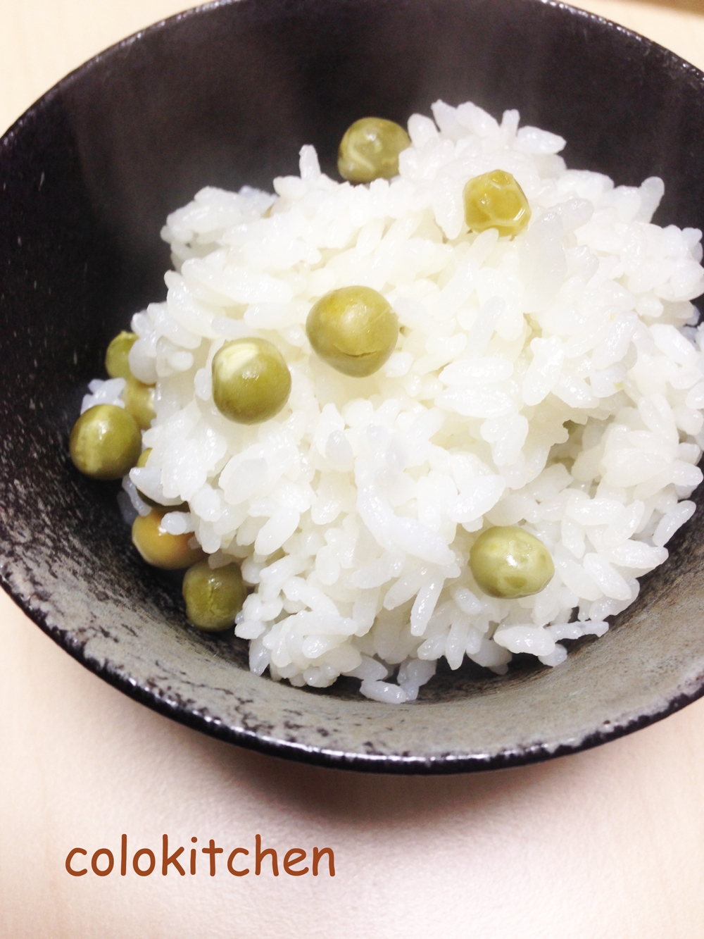 旬の味覚!!豆ご飯～昆布・塩～