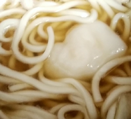 ♥　餅入り！　釜揚げうどん　♥