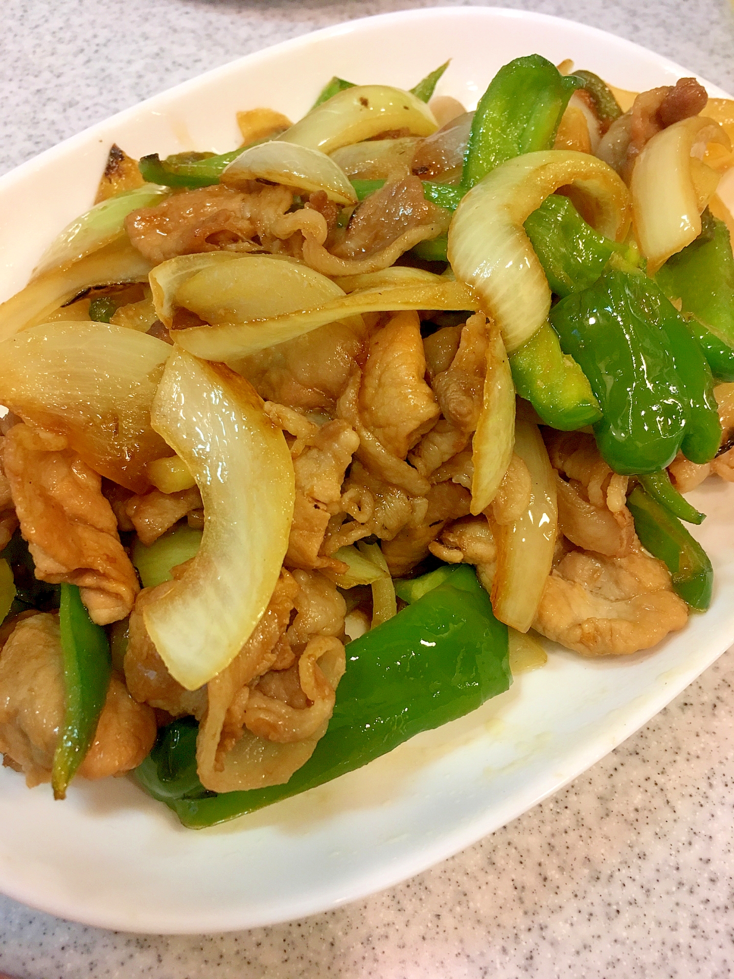 簡単!さっぱり!豚と野菜の生姜炒め