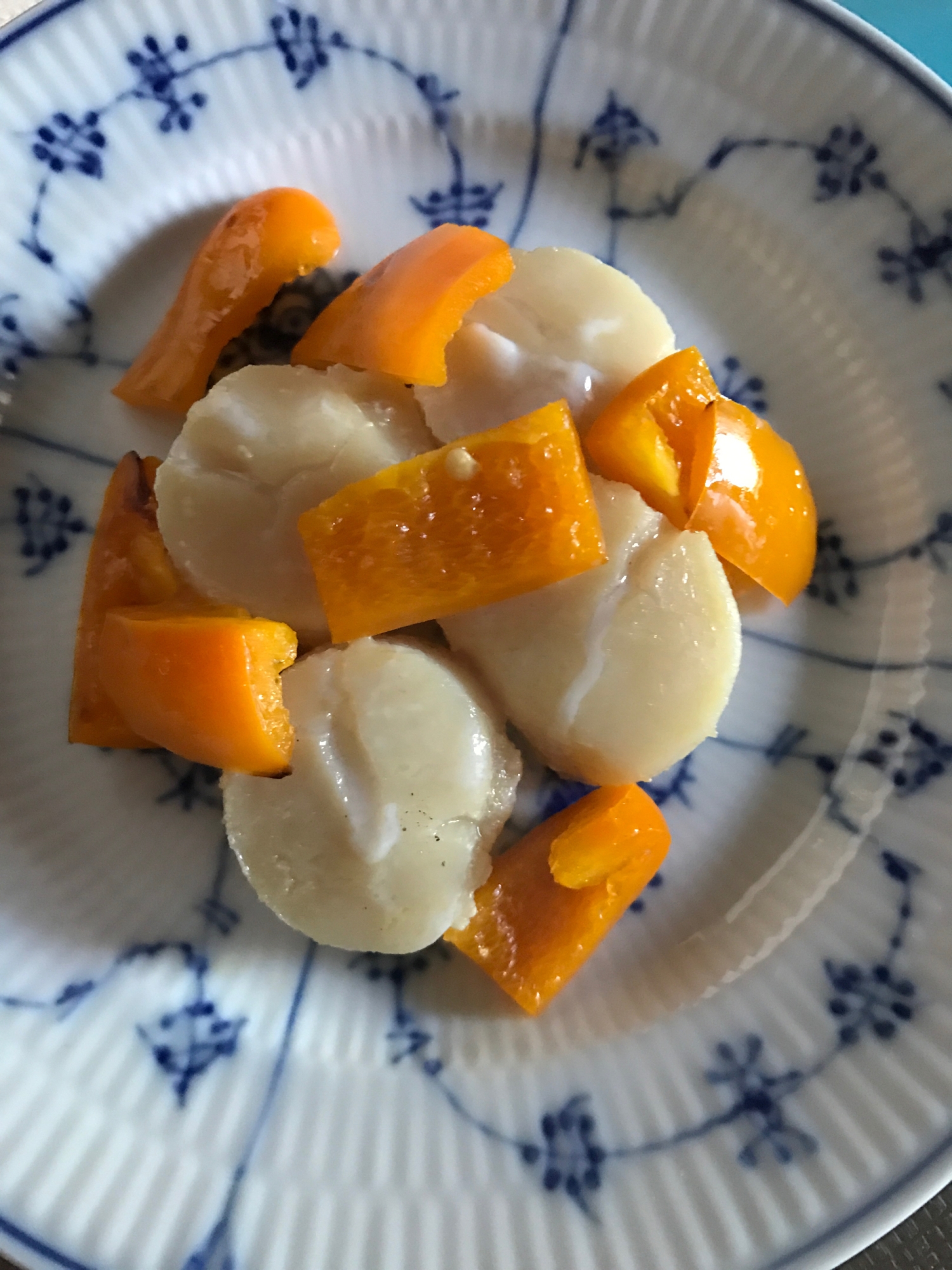 ホタテとパプリカの炒め物