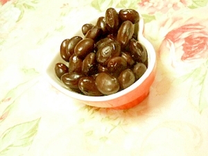 三温糖ｄｅ❤黒豆の甘煮❤ 