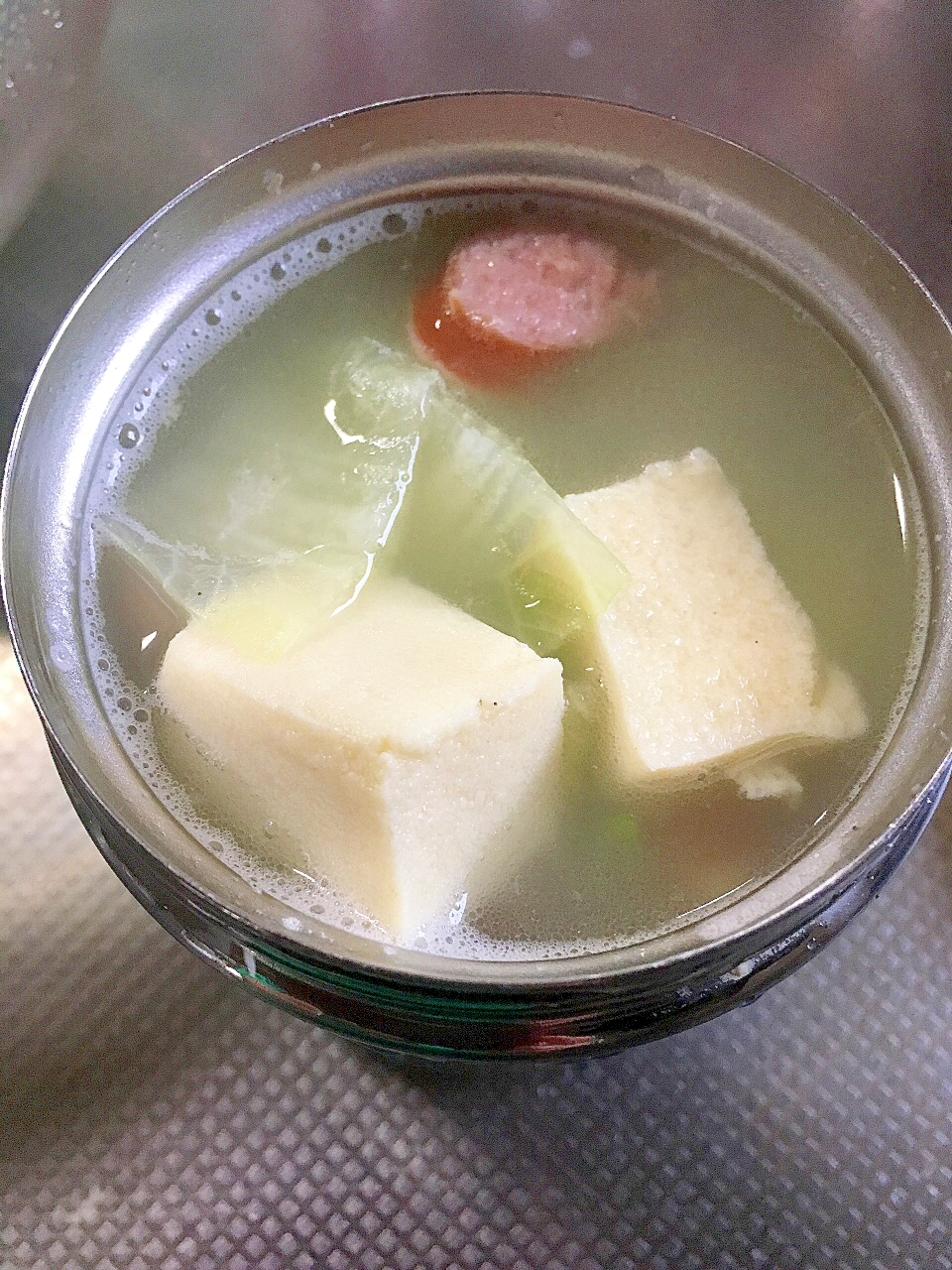 低糖質★高野豆腐とレタスの具沢山スープ