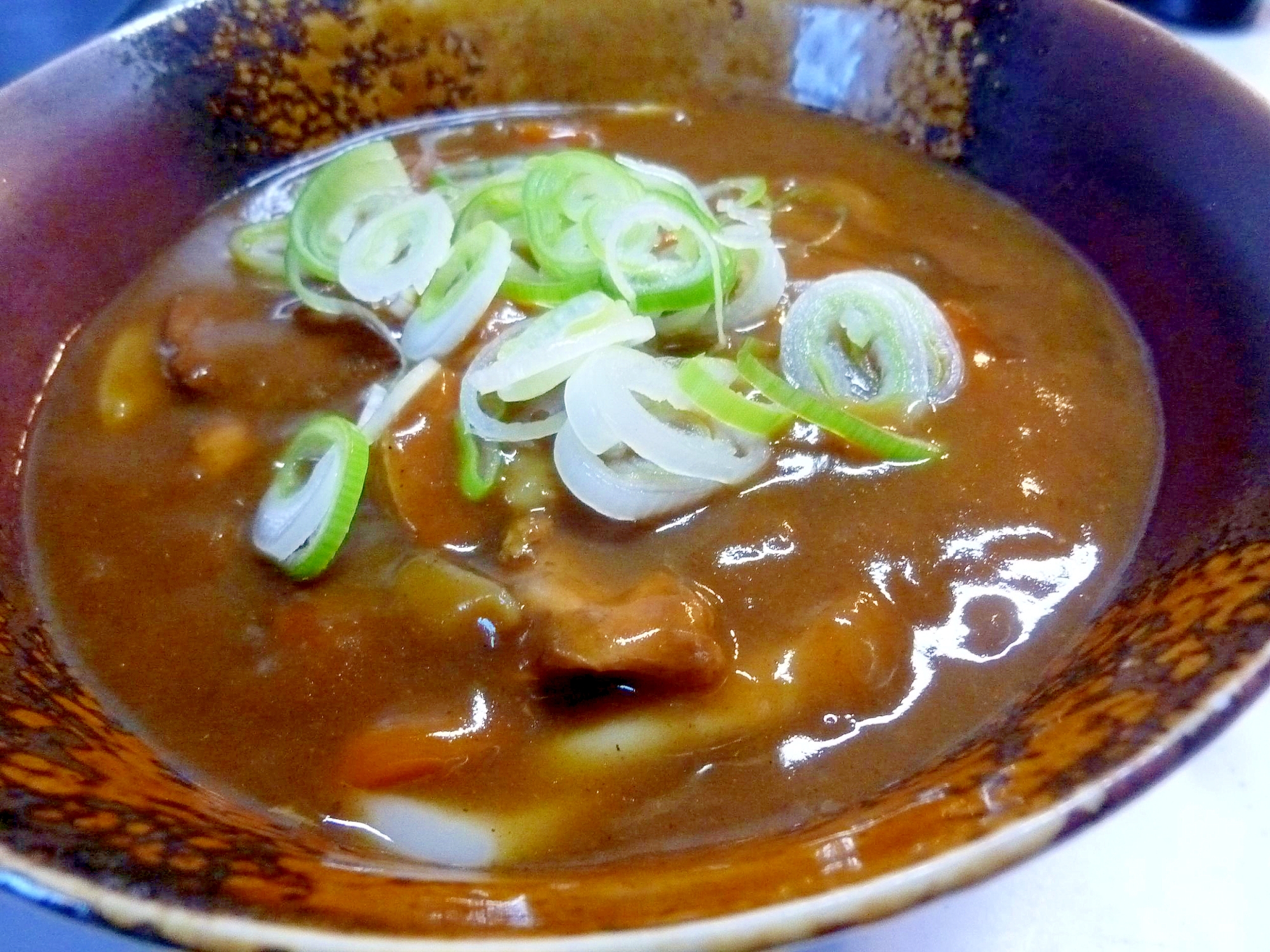 鍋もきれいに♪　カレーの次の日はカレーうどん