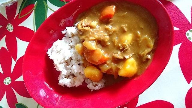 食物繊維たっぷりカレーライス