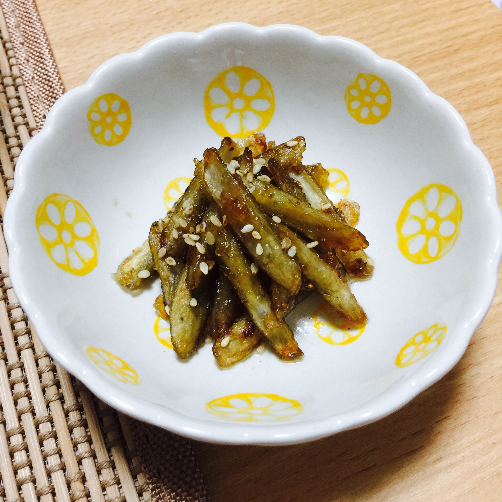 ご飯によく合う♪ゴボウの甘辛炒め