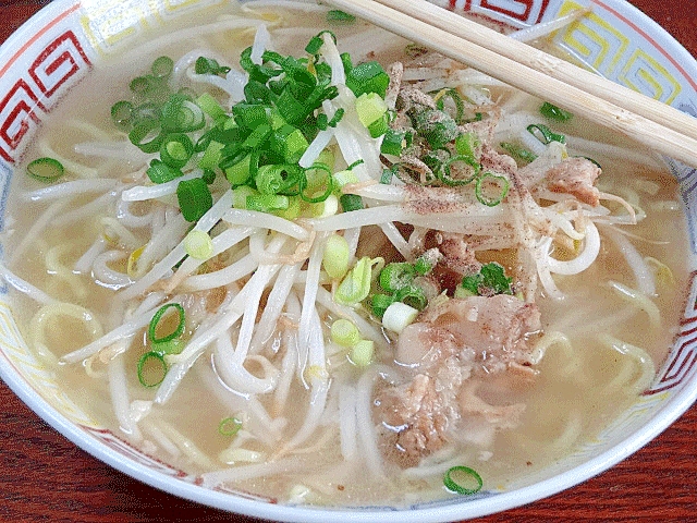 専門店の味☆　「とんこつもやしラーメン」