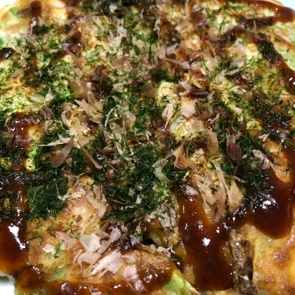 小麦粉から作るシンプルお好み焼き