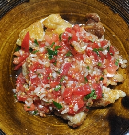 チキンソテーwith和風サルサソース