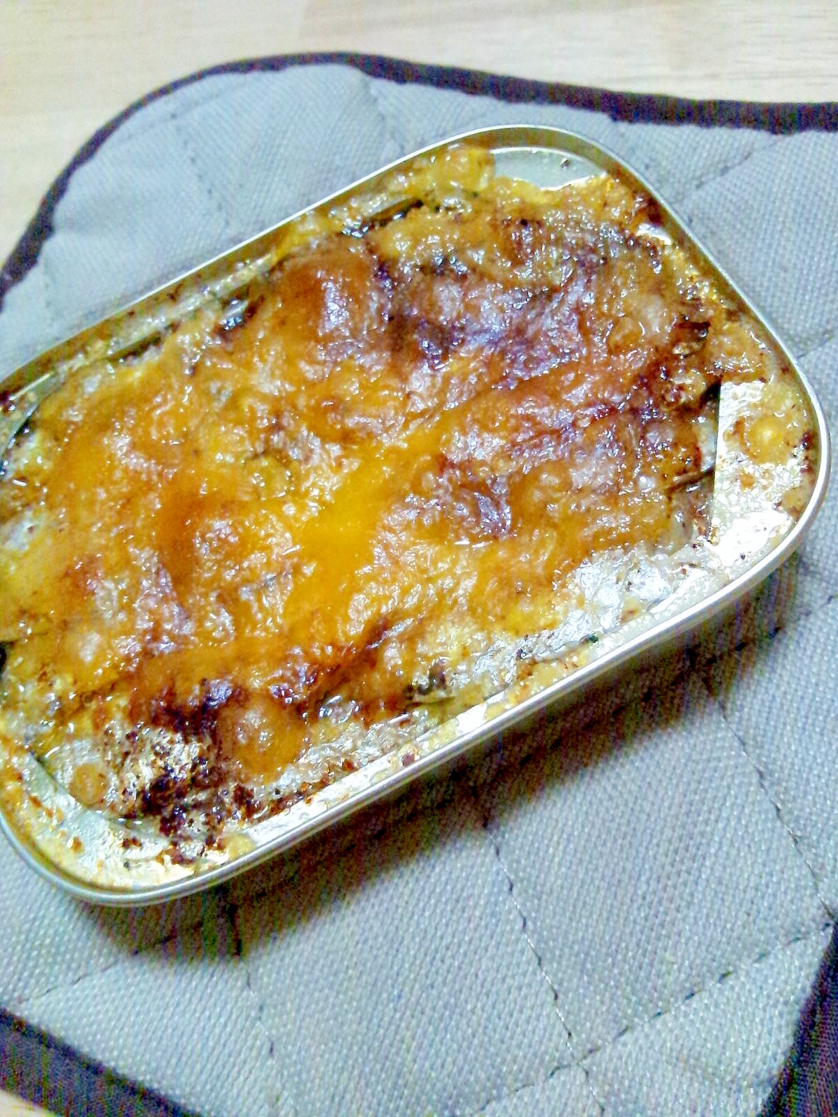 缶のまま焼くだけ!オイルサーディンのグリル焼き