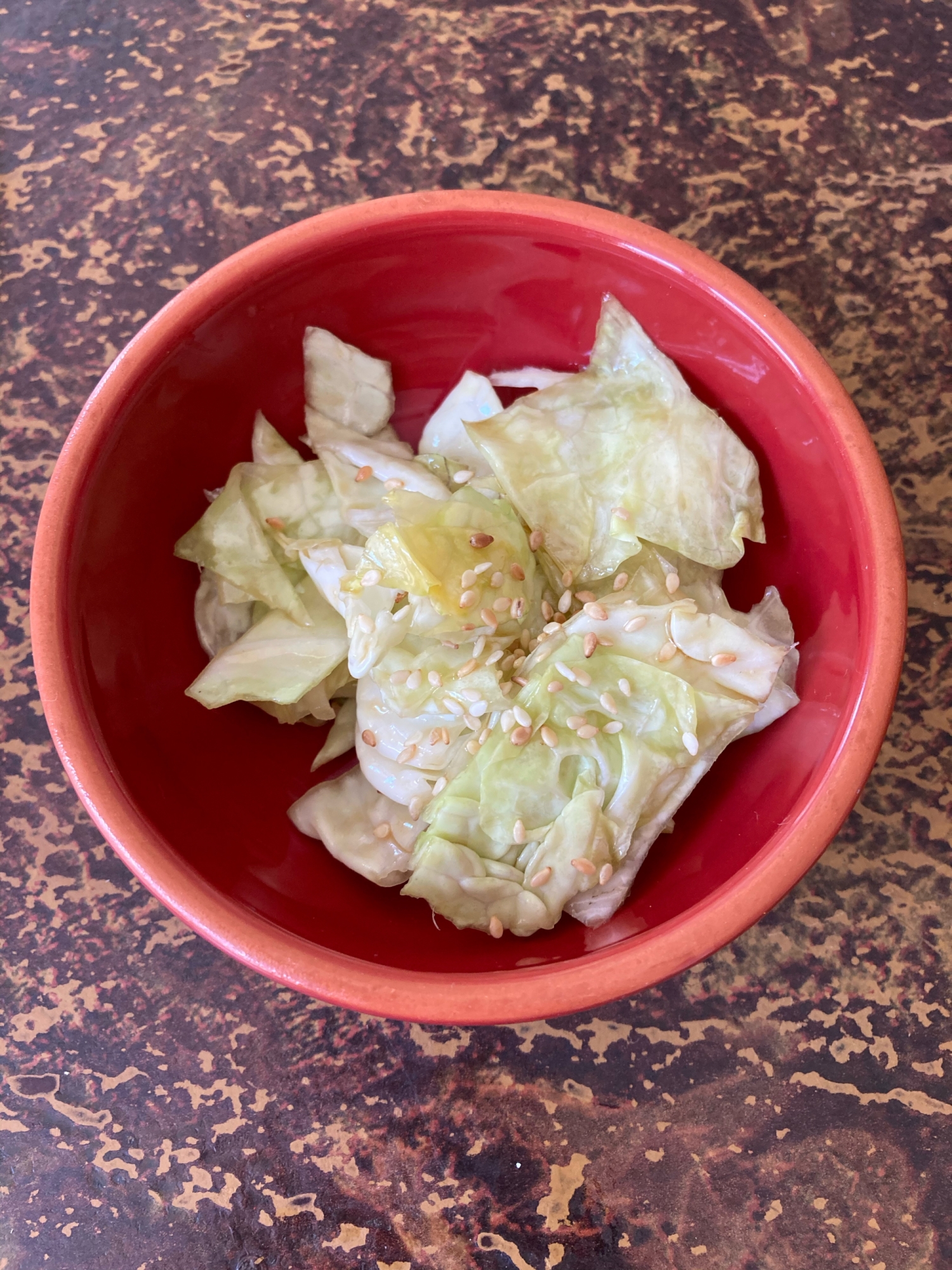 簡単！キャベツの胡麻油サラダ