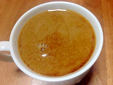 ココナッツミルクのヘーゼルキャラメルコーヒー