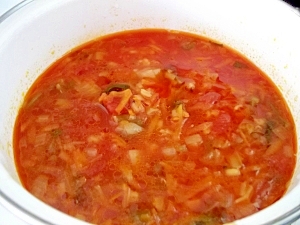栄養満点　こってりトマトスープ