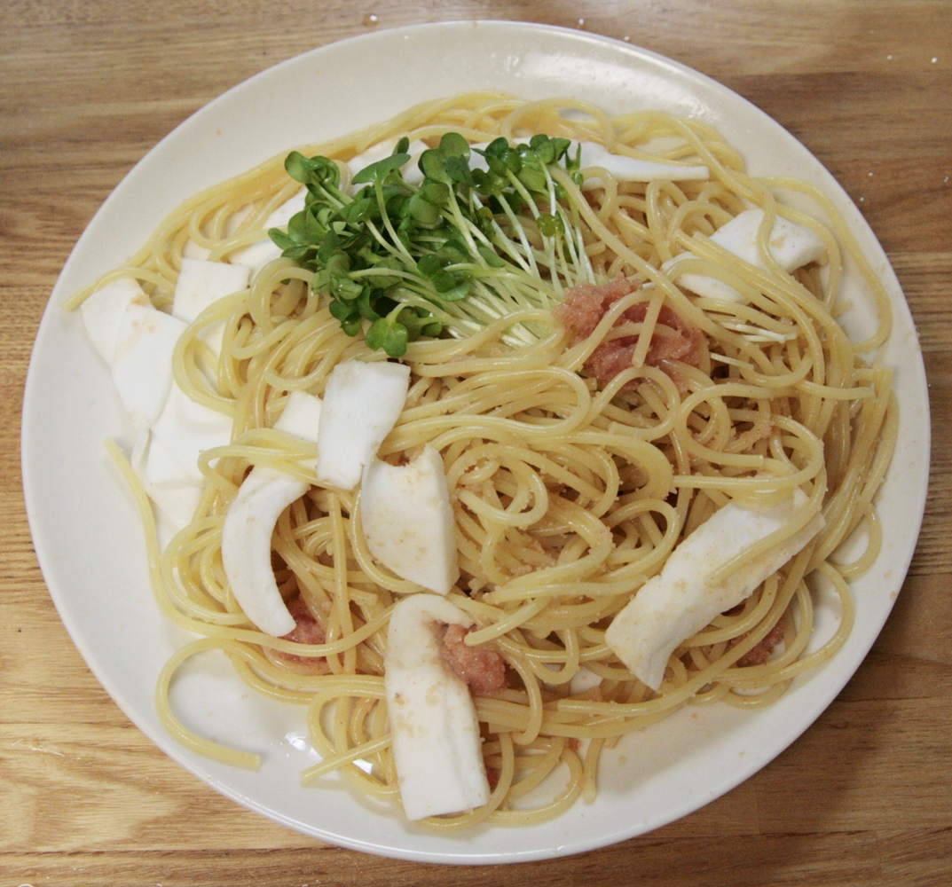 和えるだけ！簡単♪めんたいパスタ