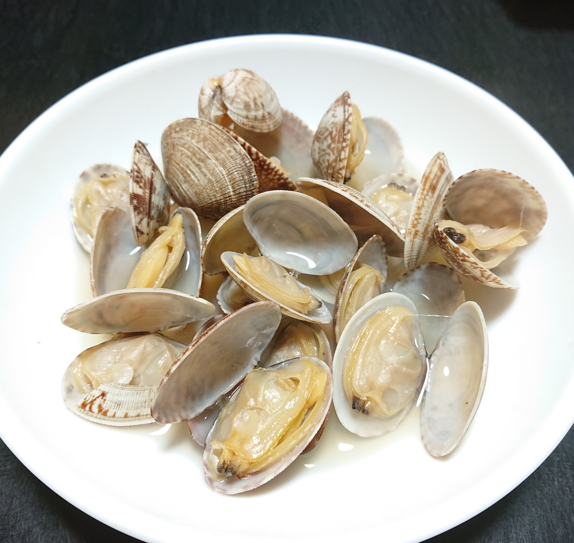 簡単☆レンジであさりの酒蒸し