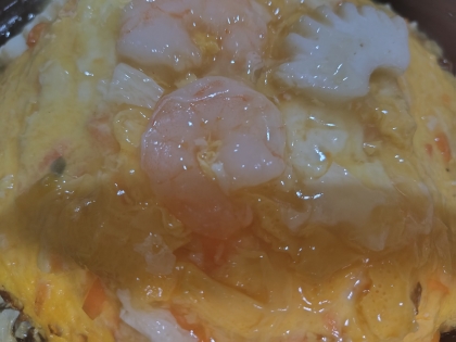 小エビと卵の簡単炒め