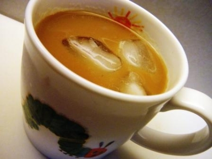 暑かったのでモーニングコーヒーに頂きました^m^！
朝から癒し系のアイスカフォレを堪能して大満足でした～。
美味しかったです(^・^)♡