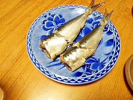 鰯の　生姜酢醤油煮