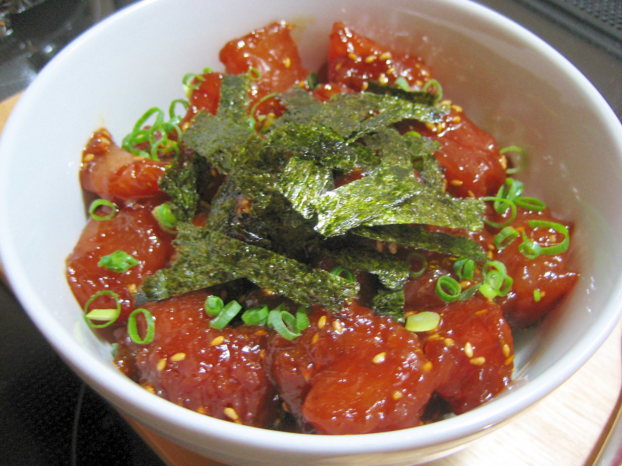 簡単でウマウマ！☆韓国風マグロ丼☆