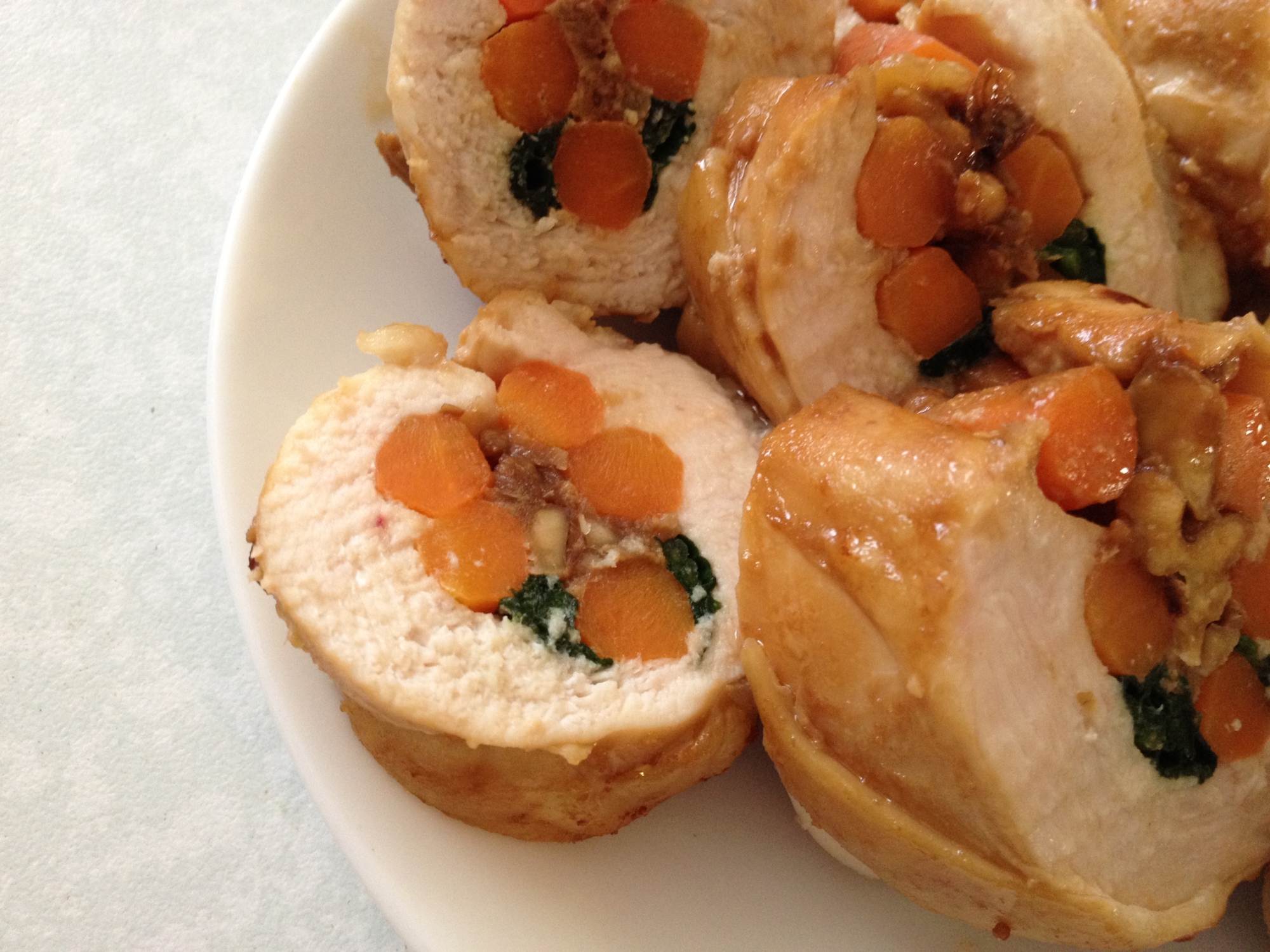 レンジで時短!彩りチキンロール おせちにも