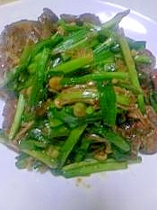 エノキ入り鶏のレバニラ!