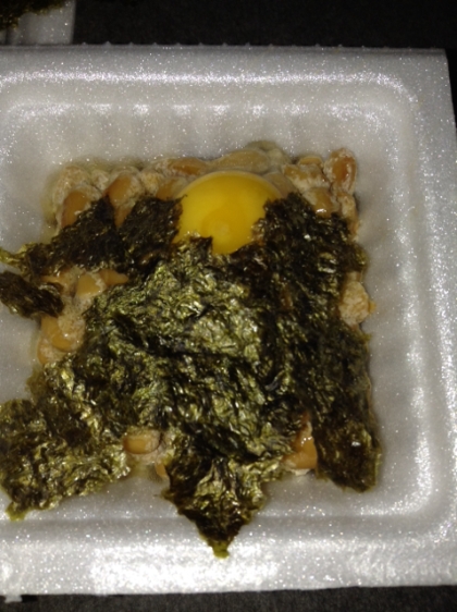 納豆☆海苔☆卵かけ御飯