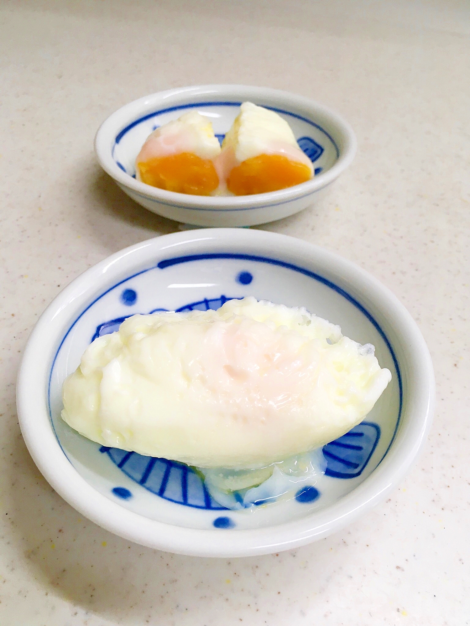 水を使わない!レンジゆで卵