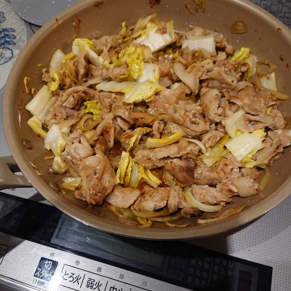 豚と白菜の生姜炒め