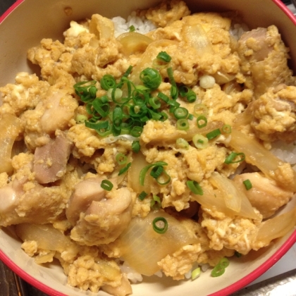 半熟玉子の親子丼♡