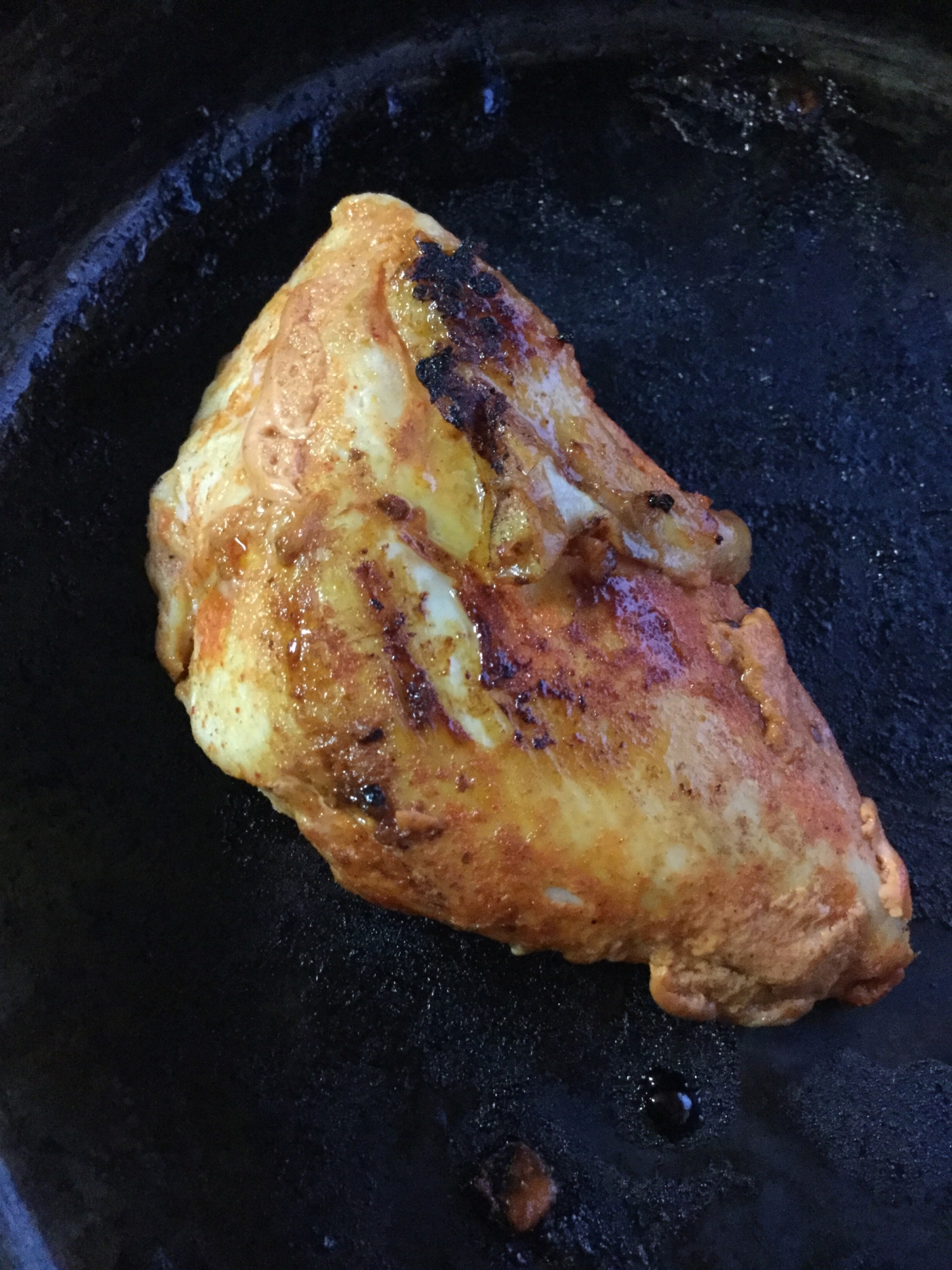 鶏胸肉のピリ辛焼き
