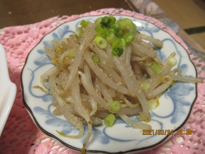 昆布だしで簡単♪もやしナムル