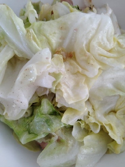 鶏胸肉とキャベツの旨塩だれ炒め