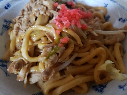 焼きそばより焼きうどん派です！
美味しくいただきました(*^^*)