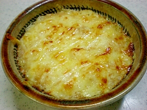 長芋と豆腐の明太子グラタン