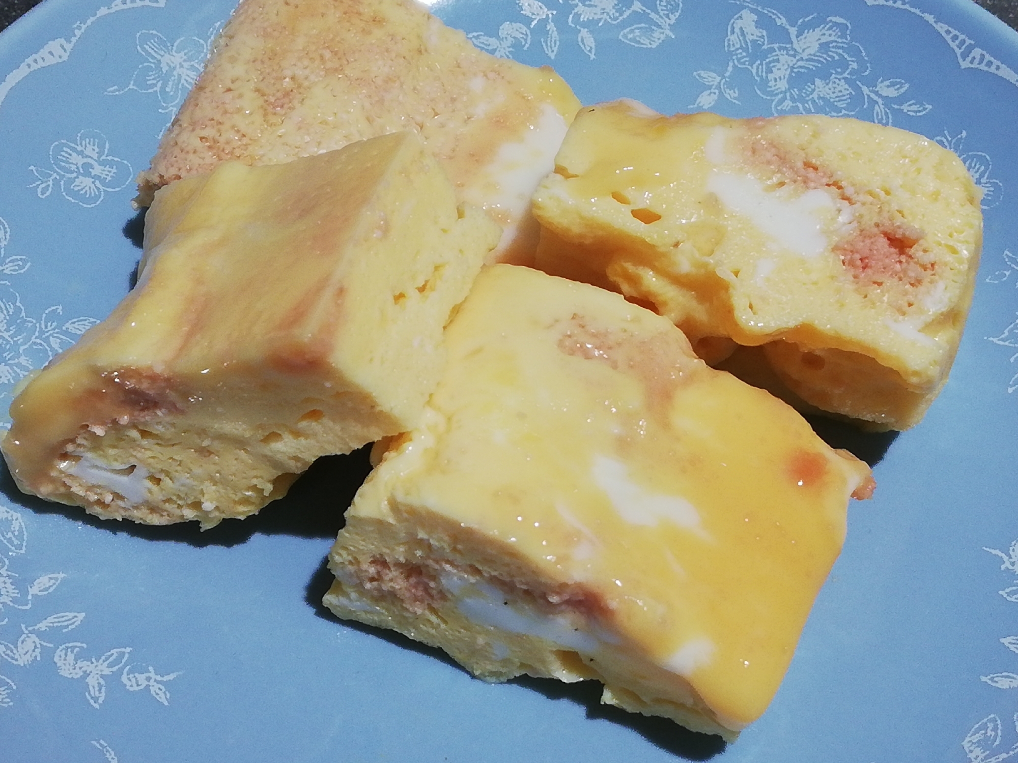 たらこ入りの卵焼き