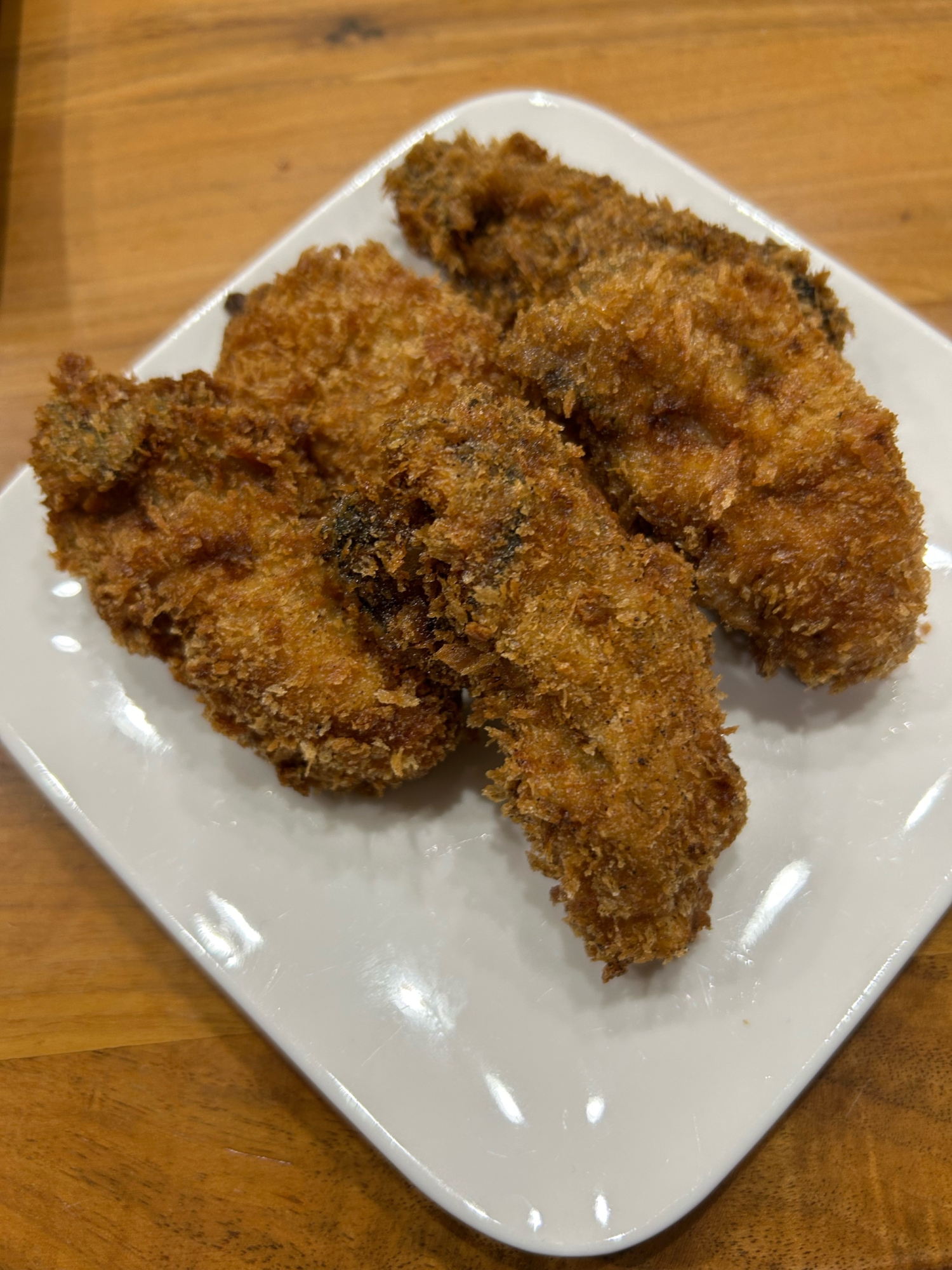 冷凍カキで作るカキフライ