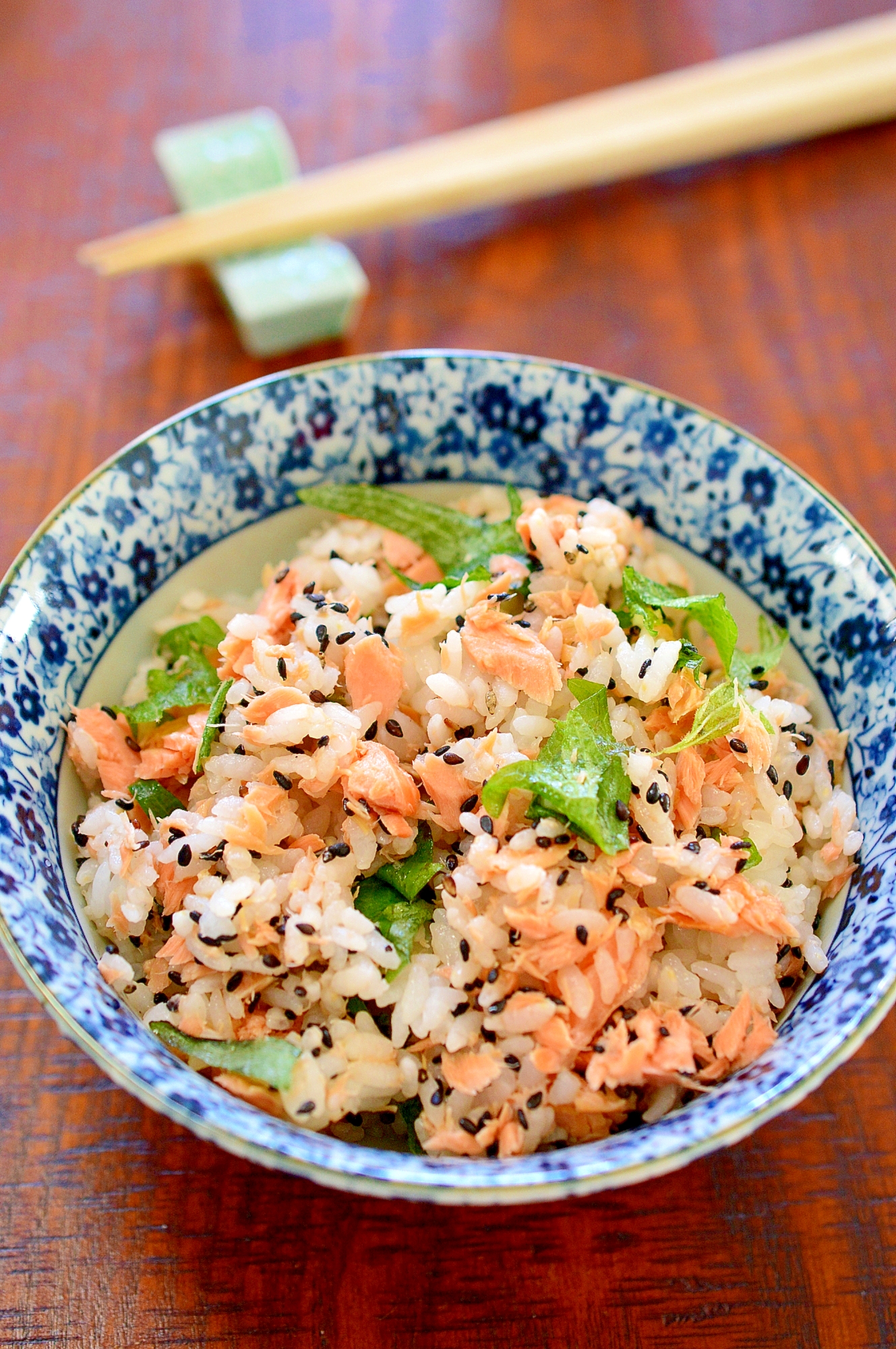 ごま香る 鮭と大葉の さっぱり混ぜご飯 レシピ 作り方 By まめもにお 楽天レシピ