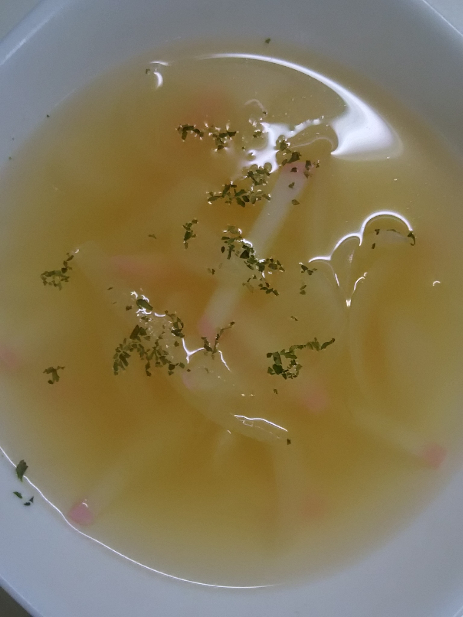 玉ねぎとカマボコのスープ(^^)