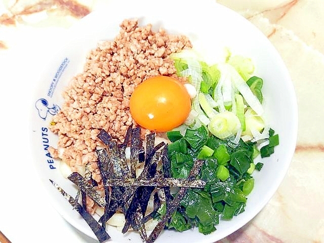 うどんでアレンジ!台湾まぜそば風♪