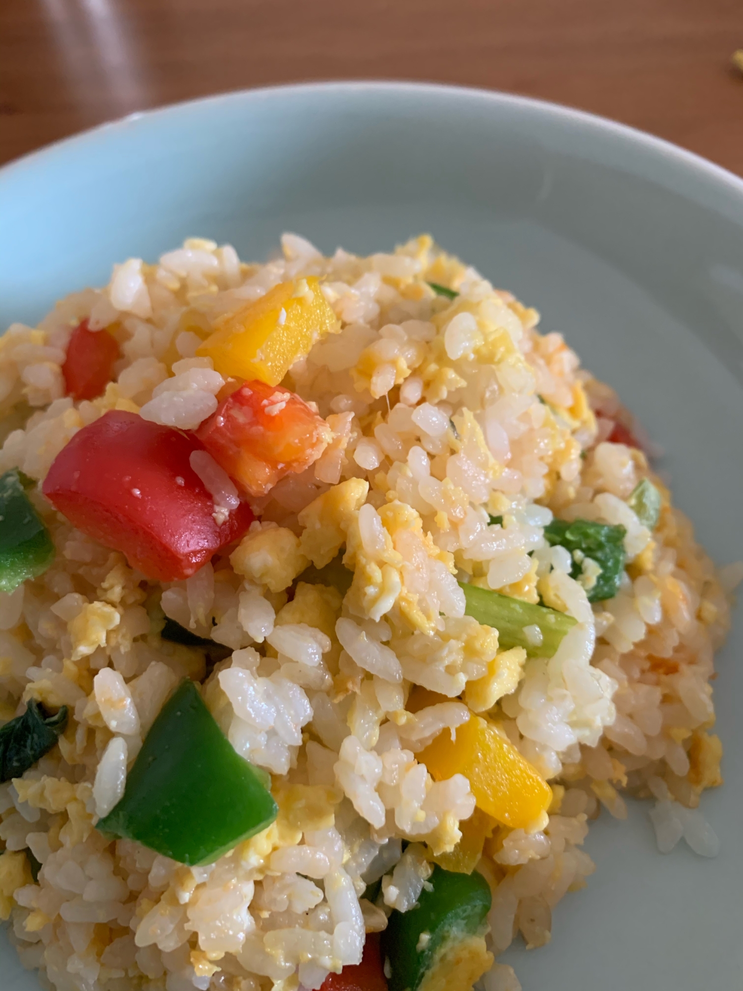 卵と野菜のチャーハン