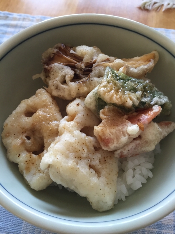 野菜天丼