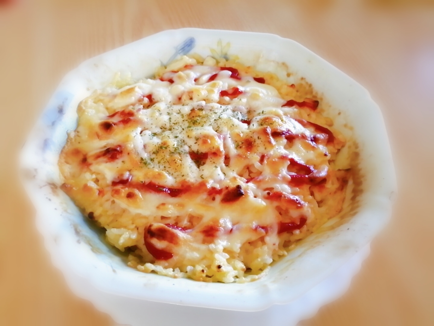 卵のケチャップチーズドリア~ホワイトソースなし